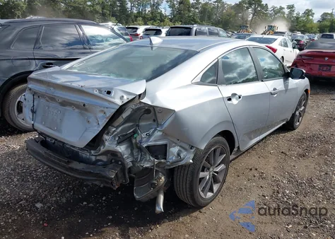 2020 Honda Civic Ex-L from USA, damaged, VIN 19XFC1F77LE214958